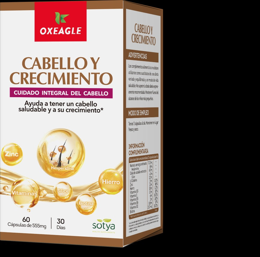 Cabello y crecimiento 60 cápsulas de 520mg