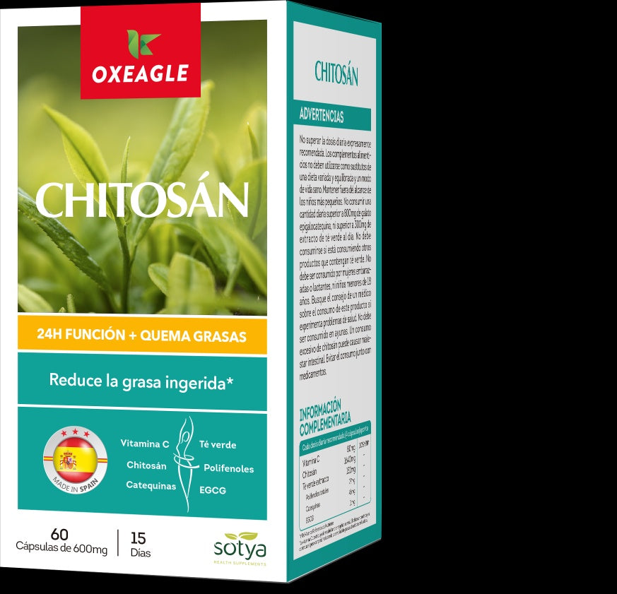 Chitosán 60 cápsulas de 600mg