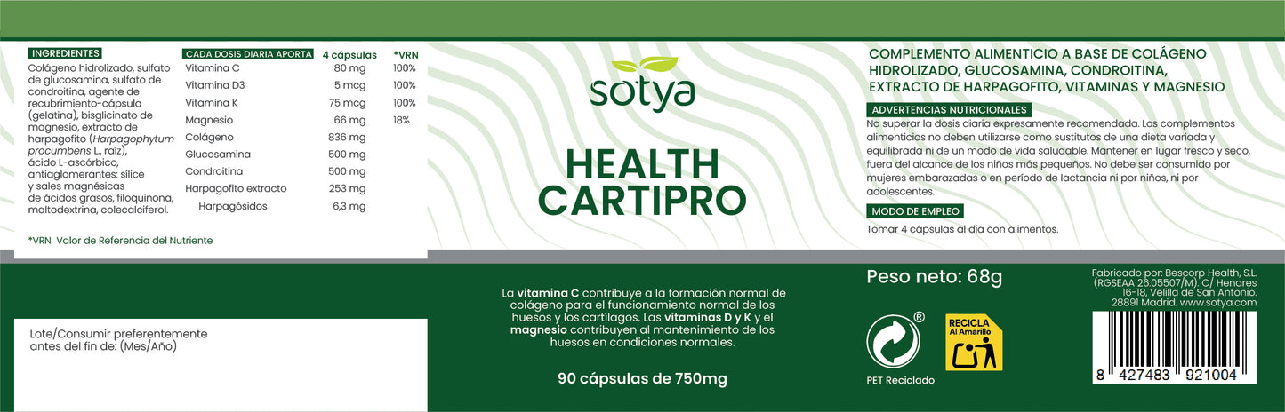 Health CARTIpro 90 750mg capsules