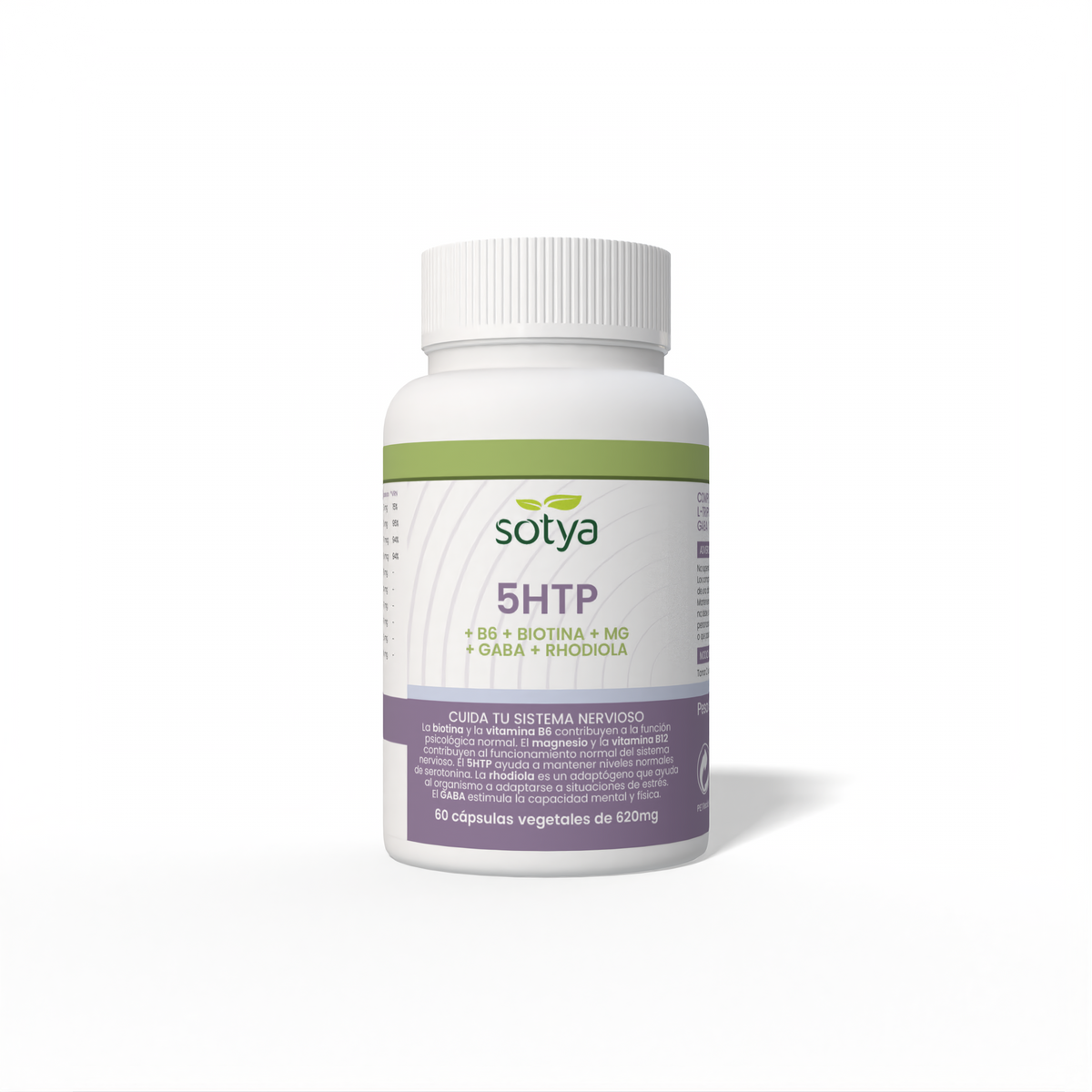 5HTP + B6 + Biotina + Mg + Gaba + Rhodiola : equilibrio emocional