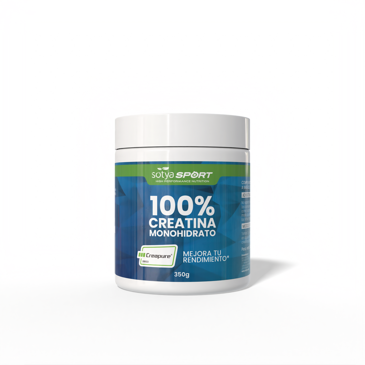 100% CREATINA MONOHIDRATO 350g