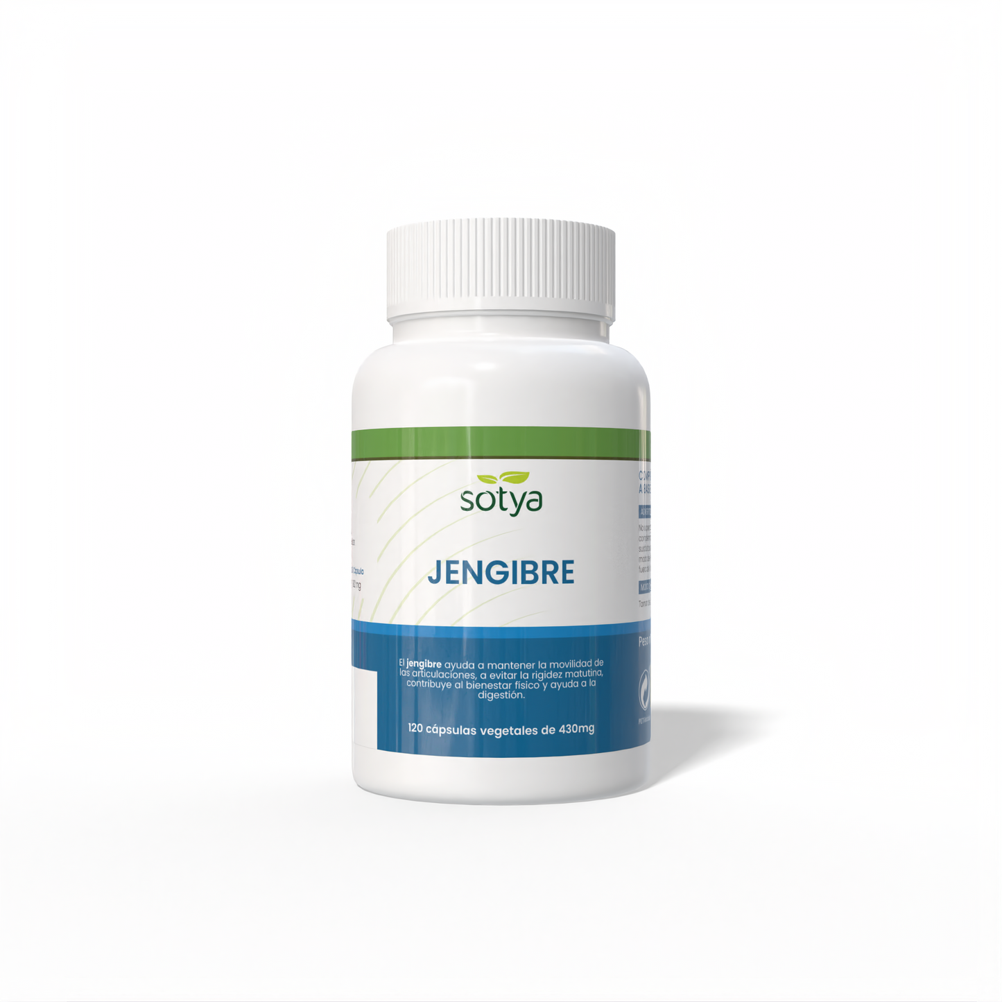 Jengibre 120 cápsulas vegetales de 430mg