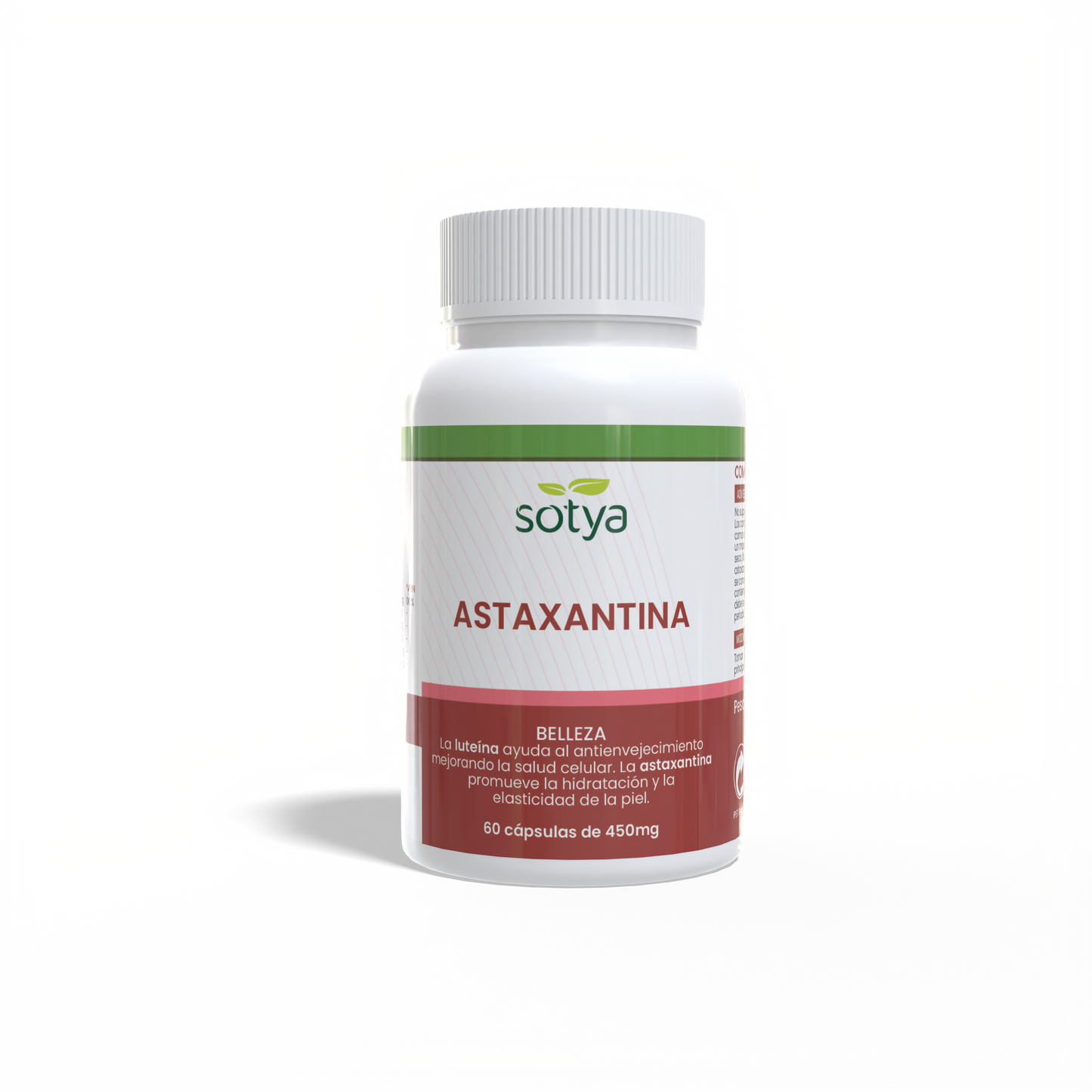 Astaxantina 60 cápsulas vegetales de 450mg