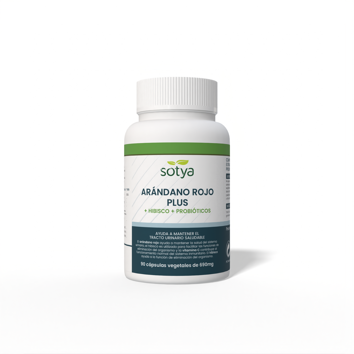 Arándano Rojo + Hibisco + Probióticos 90 cápsulas vegetales de 690mg