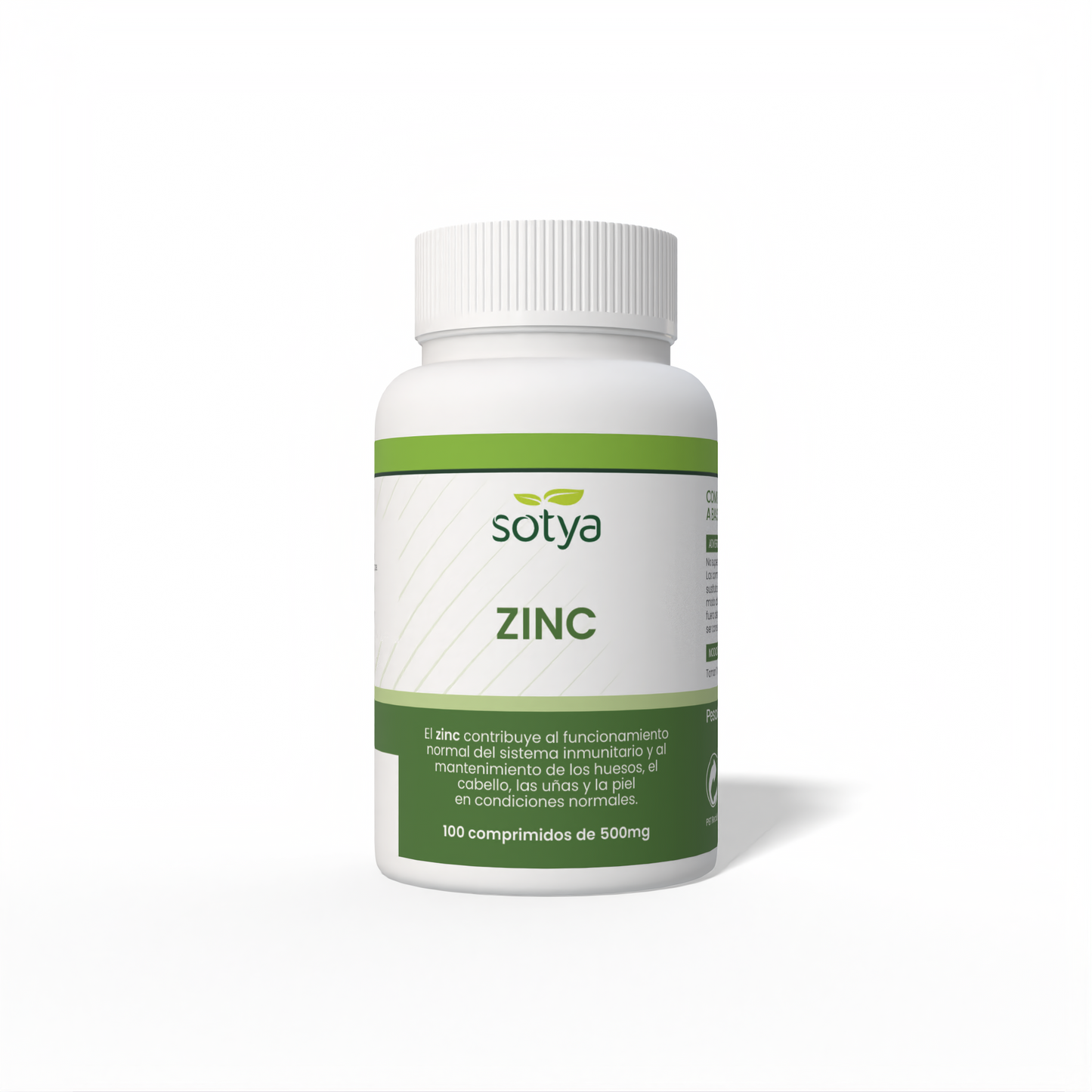 Zinc 100 comprimidos de 500mg