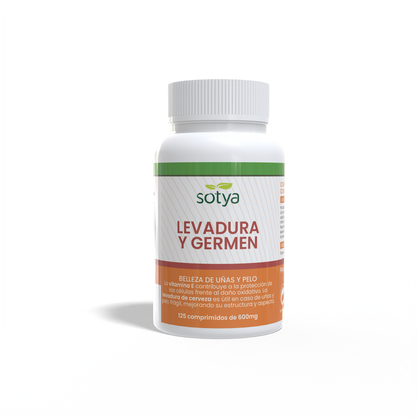 Levadura y Germen 125 comprimidos de 600mg