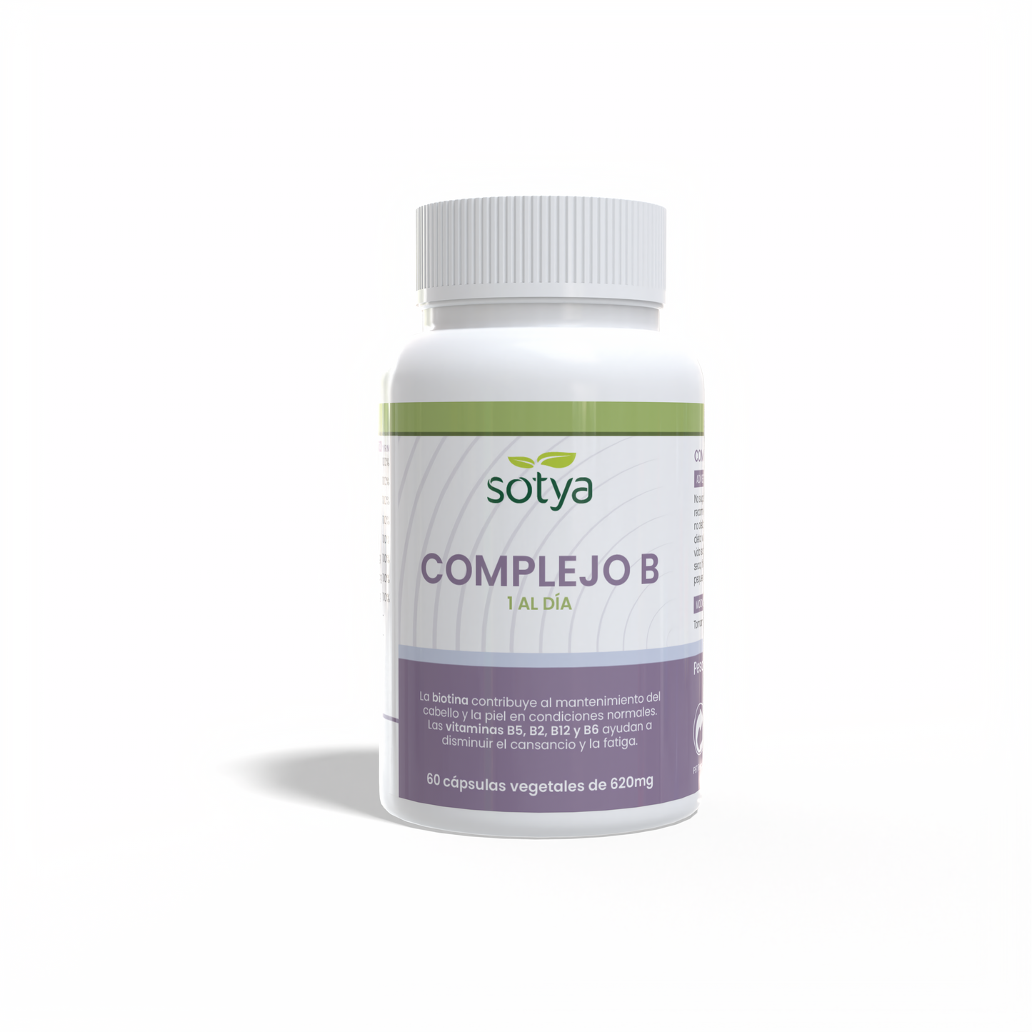 Complejo B 1 al día 60 cápsulas vegetales de 620mg