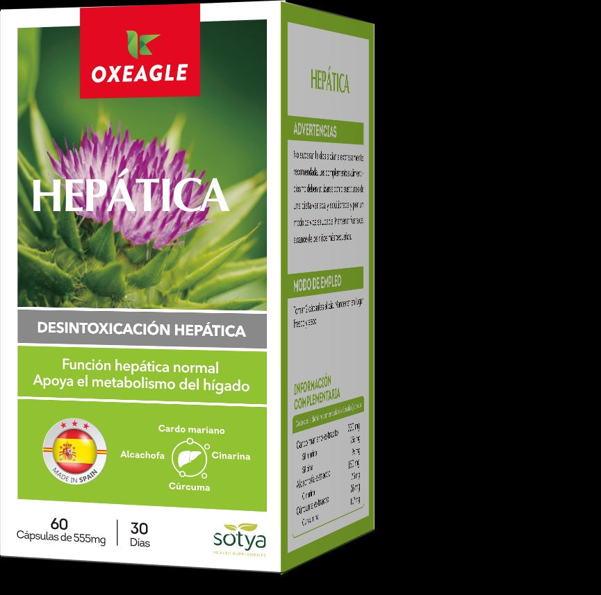 Hepática 60 cápsulas de 555mg