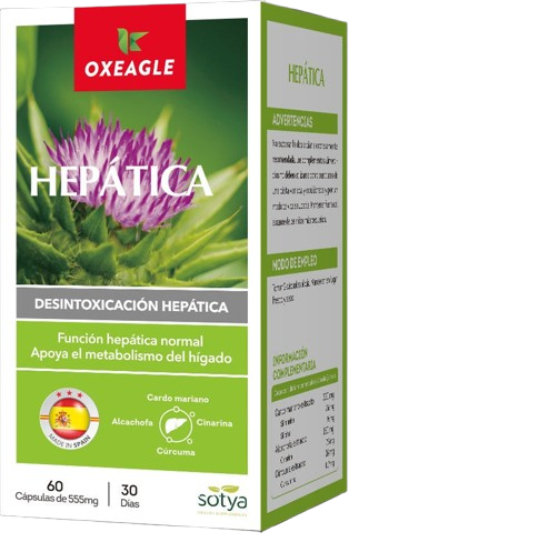 Hepática 60 cápsulas de 555mg