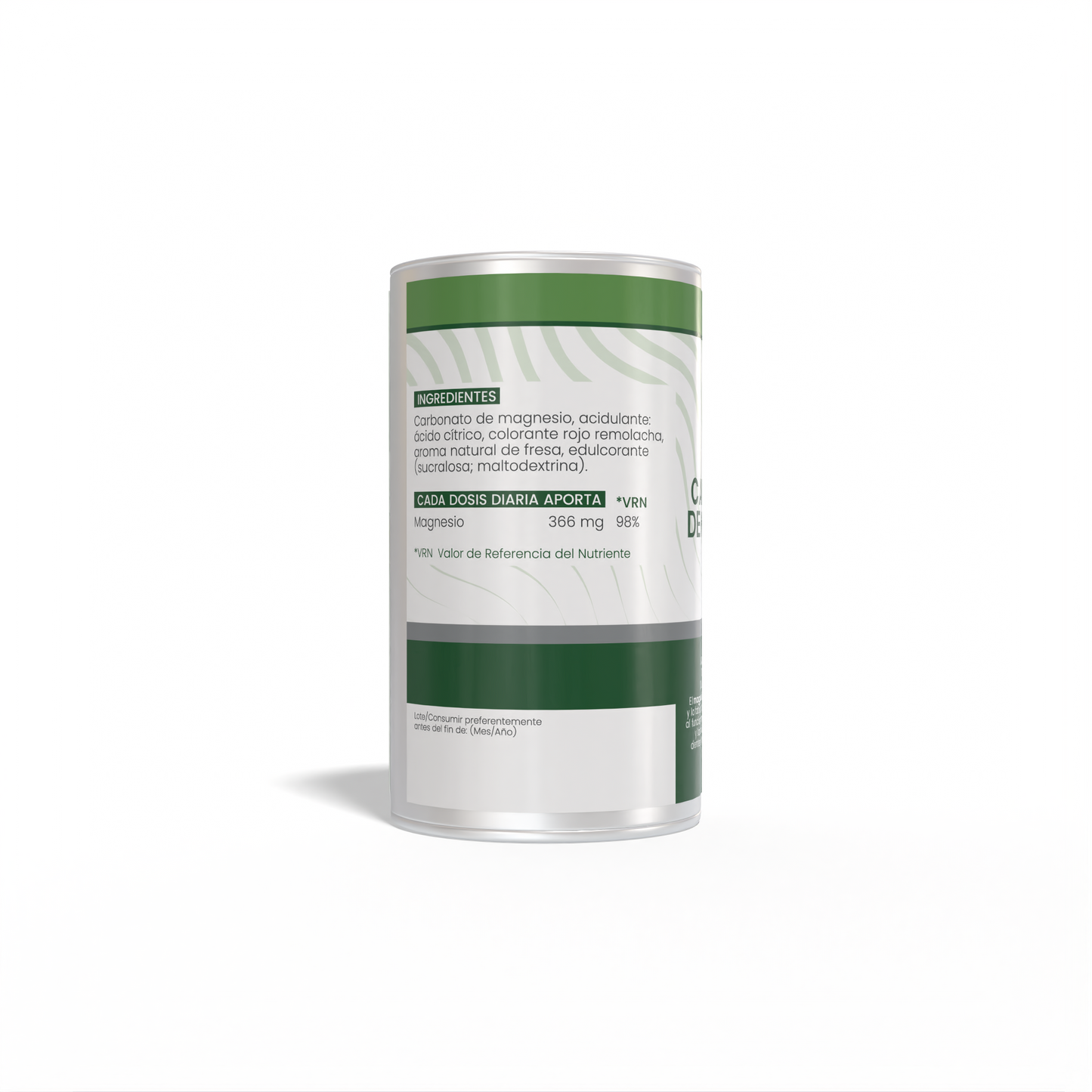 Carbonato de Magnesio Fresa, 180g