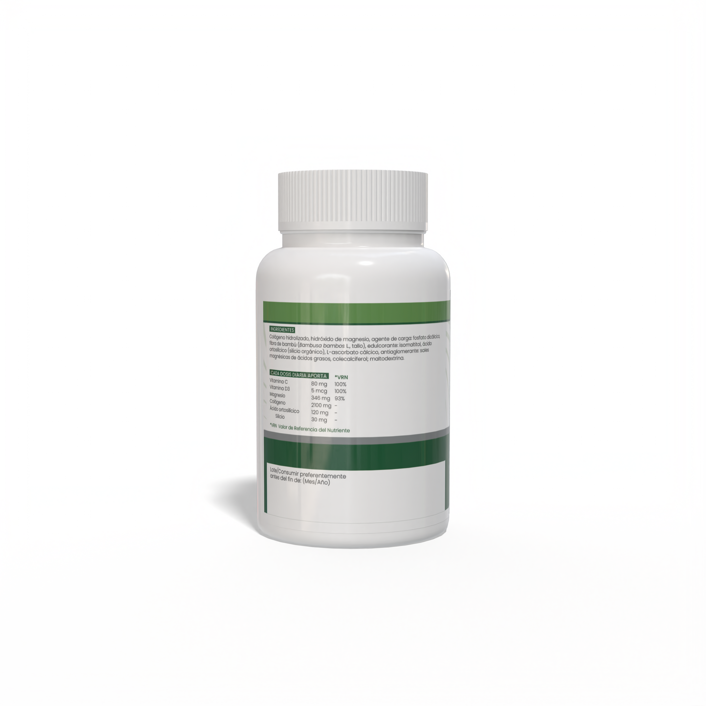 Collagen Silicio + Magnesio + D + C 90 comprimidos de 1,3g