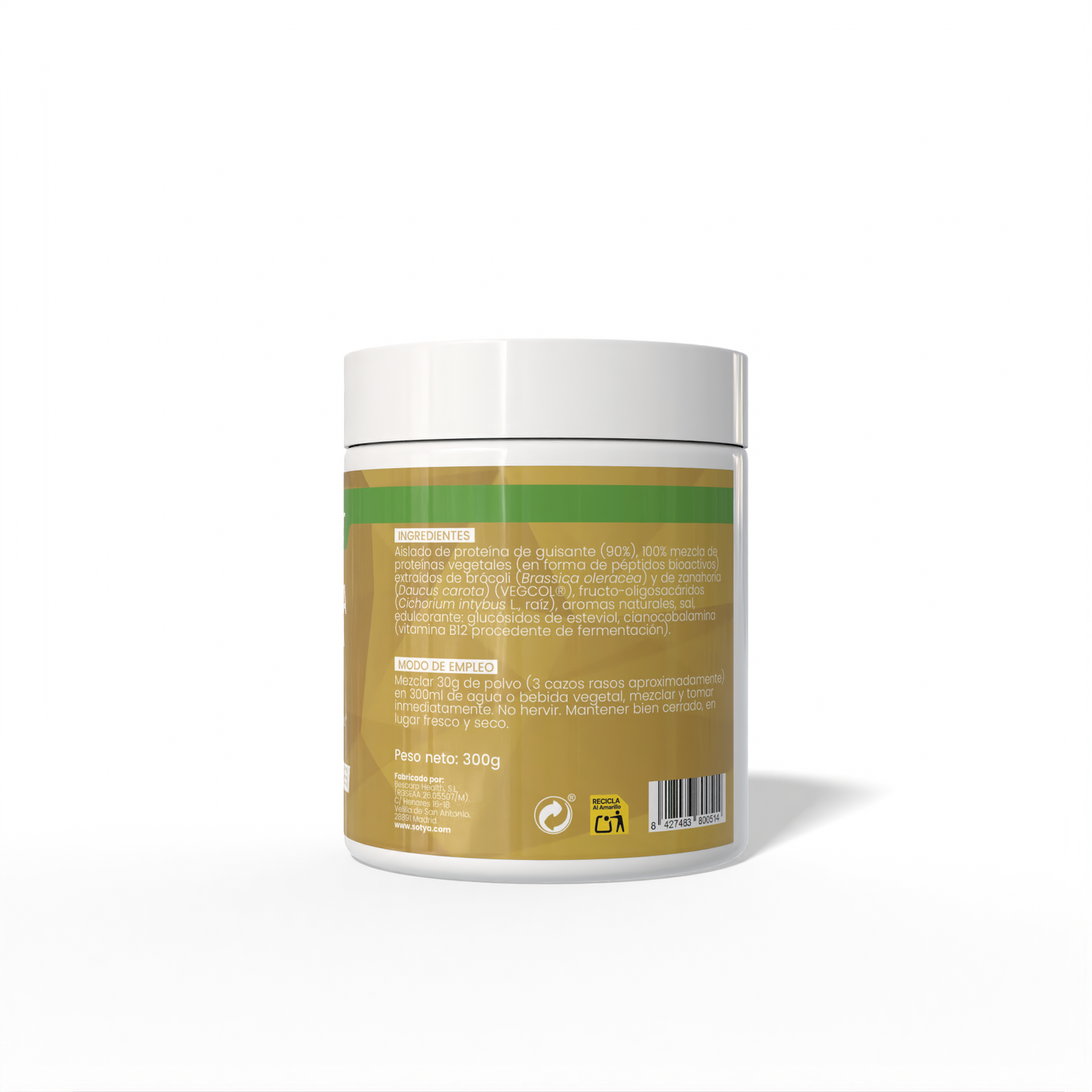 Proteína Vegana – Sabor Vainilla