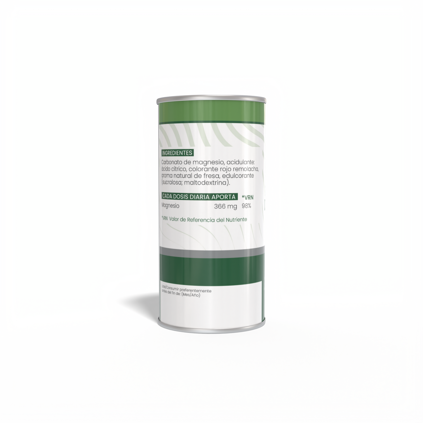 Carbonato de Magnesio Fresa, 180g