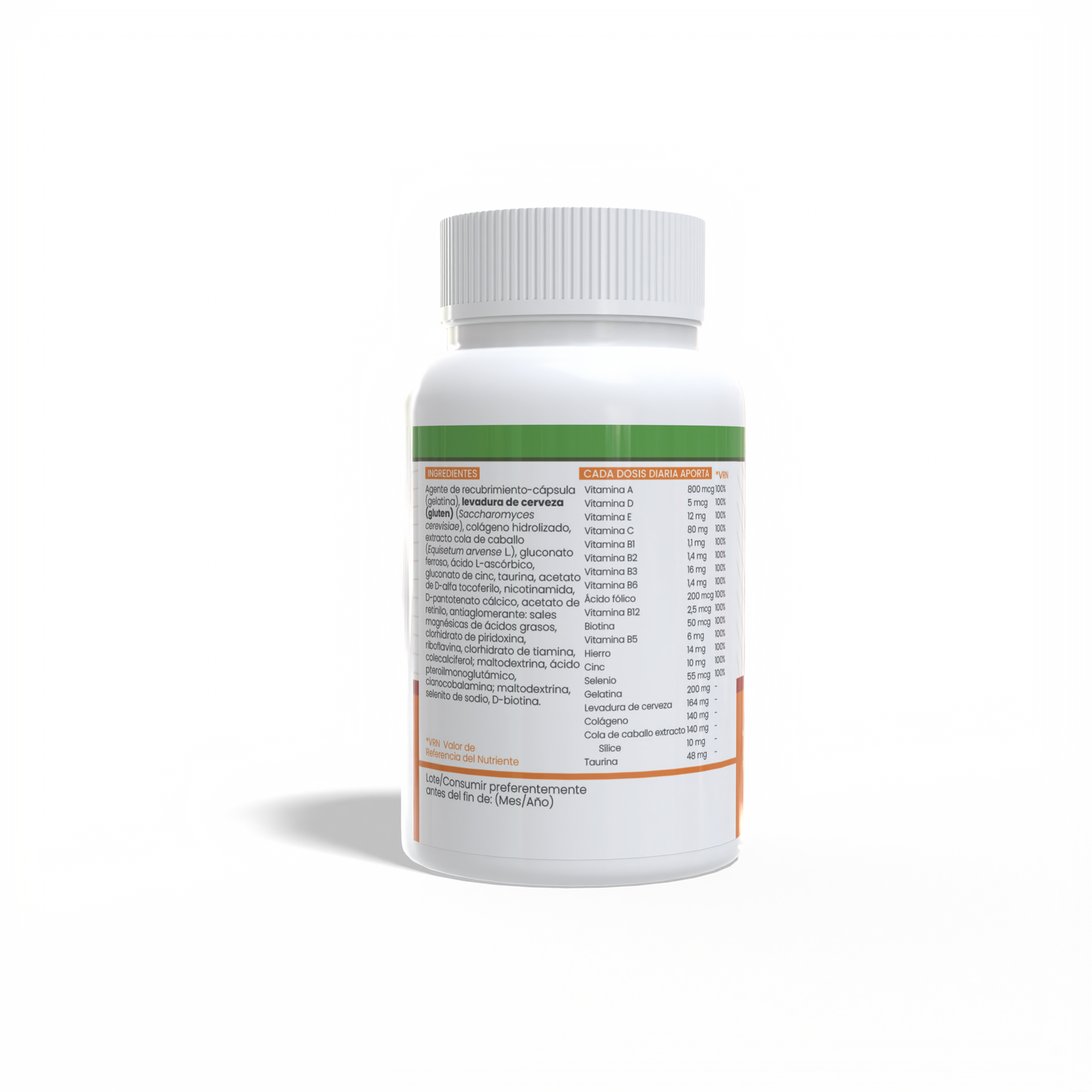 Piel, Pelo, Uñas 60 cápsulas de 522mg