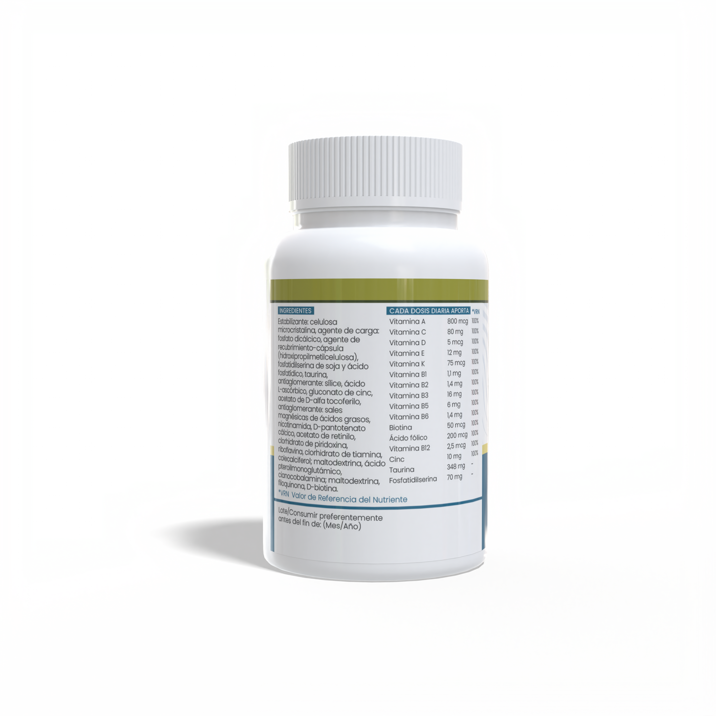 Memor SOT + Zinc 60 cápsulas vegetales de 750mg