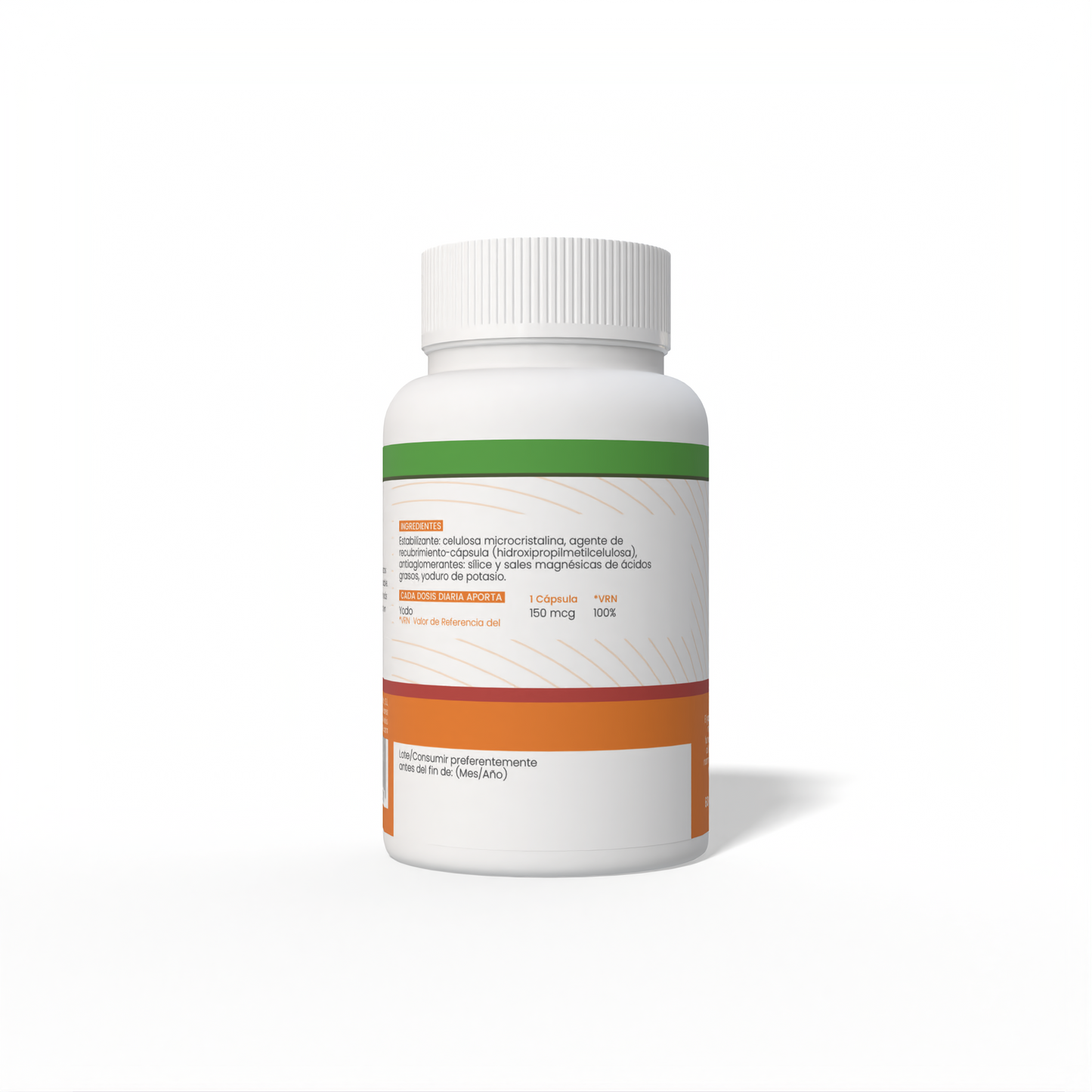 Yodo 60 cápsulas vegetales de 450mg