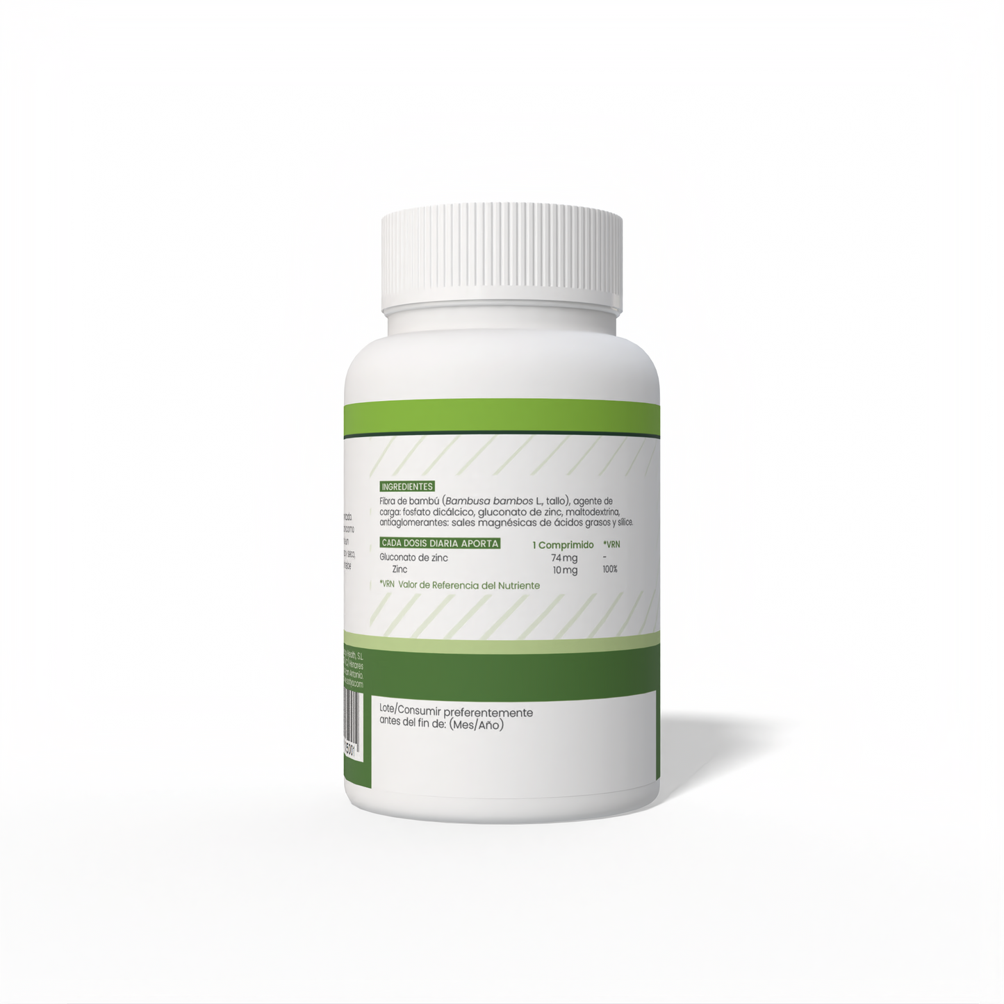 Zinc 100 comprimidos de 500mg