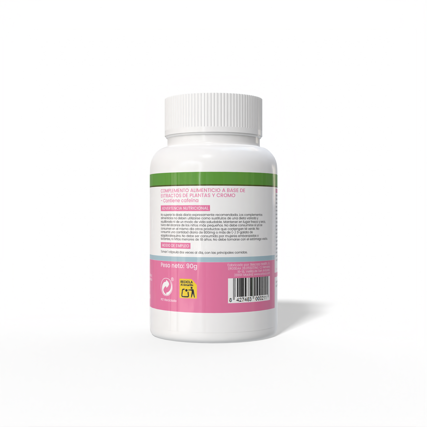 Burner 120 vegetable capsules of 750mg