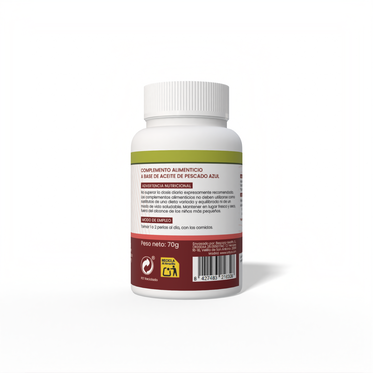 Aceite de Pescado - Omega 3 50 perlas de 1400mg
