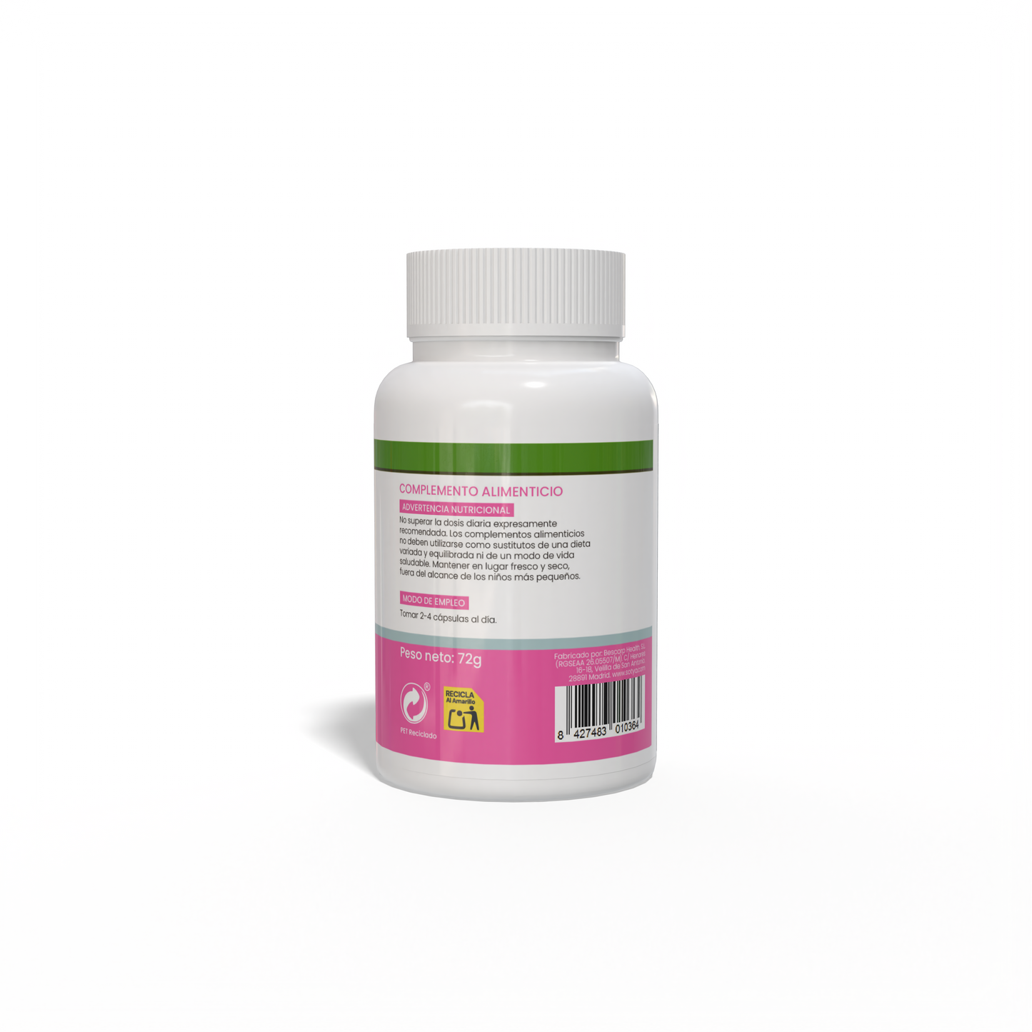 BCAA´S Aminoácidos Ramificados 120 cápsulas vegetales de 600mg