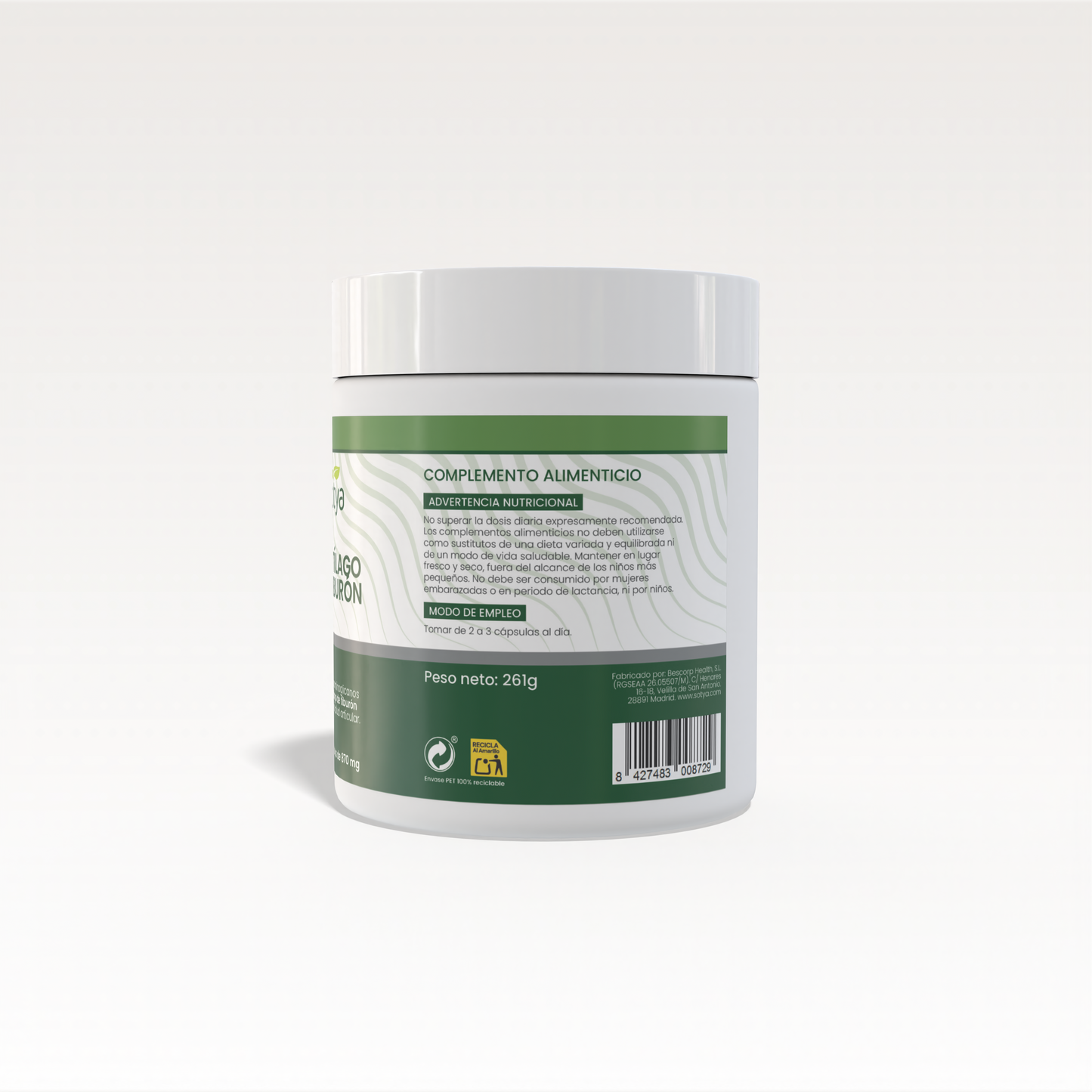 Cartílago de Tiburón 300 cápsulas de 870mg