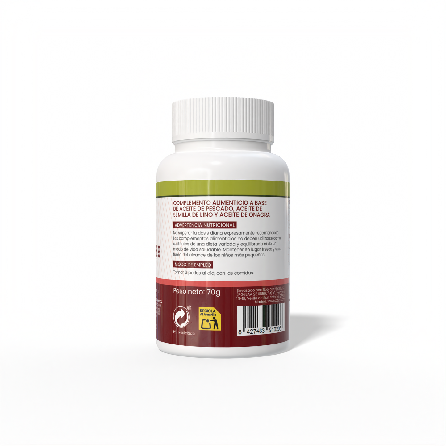 Omega 3, 6, 9 50 perlas de 1400mg