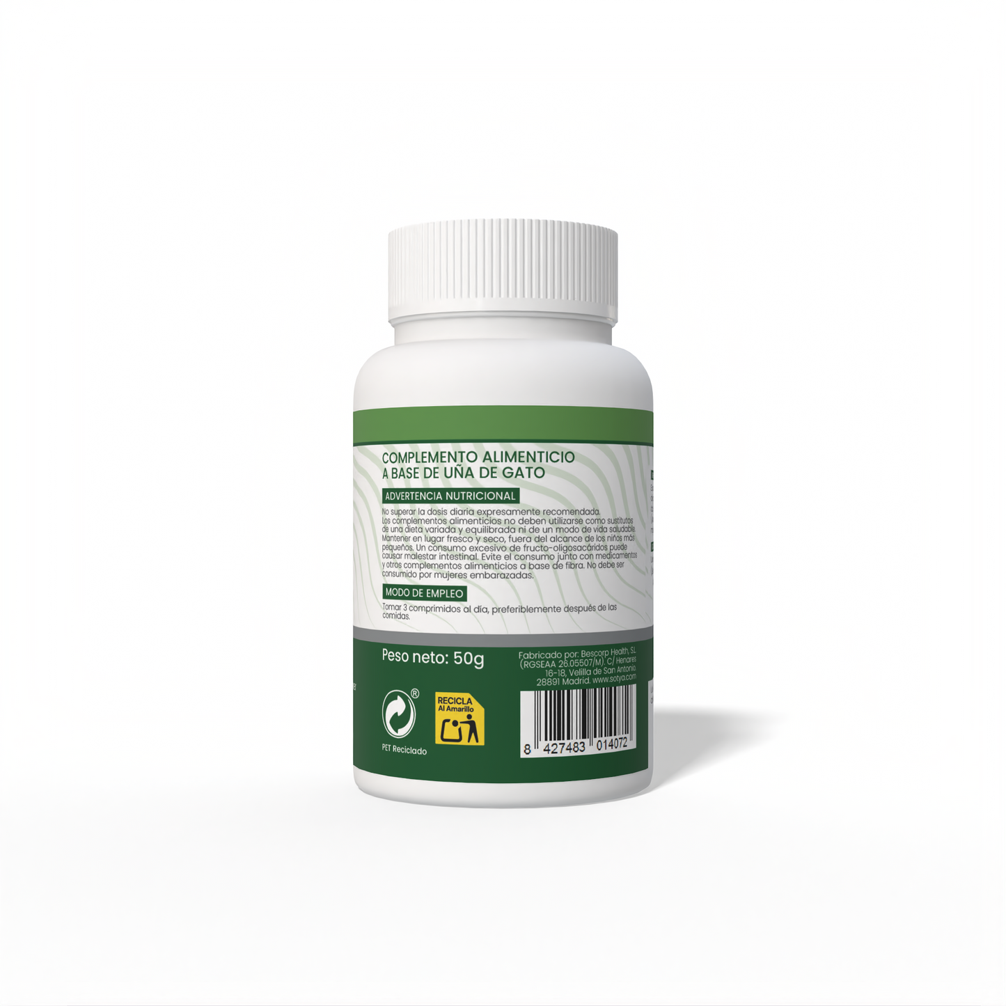 Cat's Claw 100 Tablets of 500mg