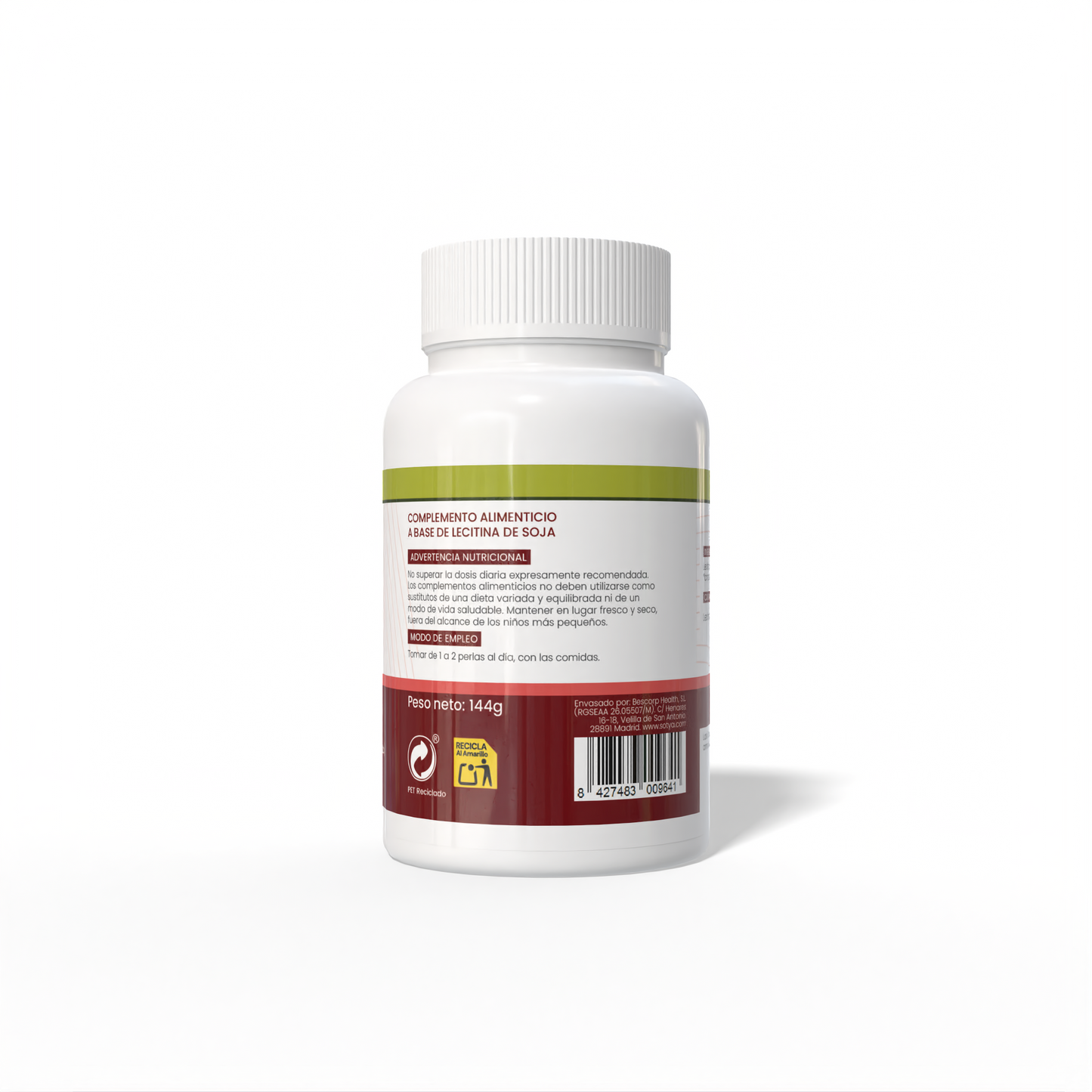 Lecitina de Soja 90 perlas de 1600mg