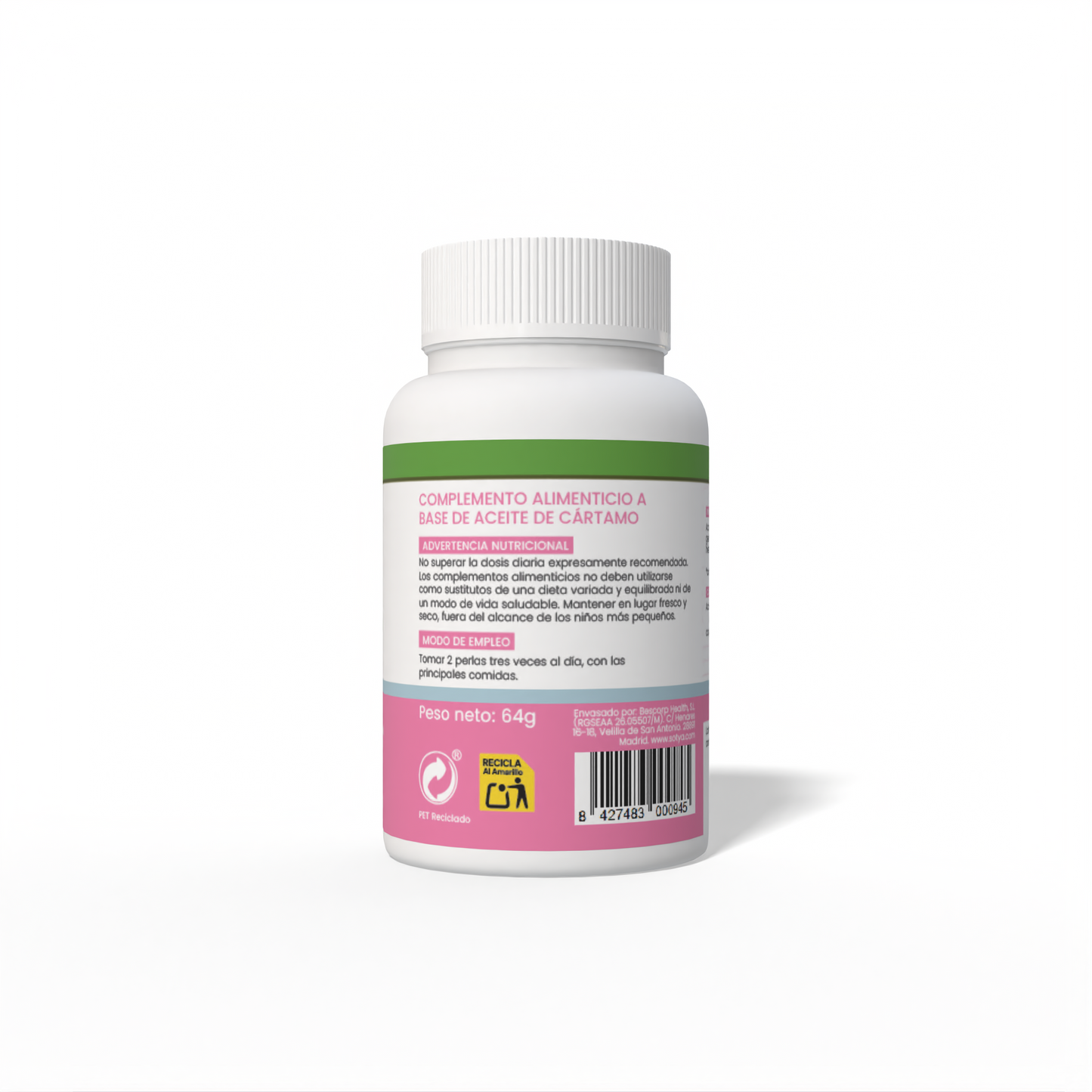 CLA (Ácido Linoleico Conjugado) 90 perlas de 710mg