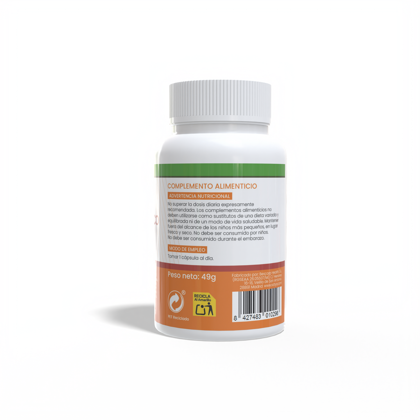 Multivitamínico y Mineral + Luteína, Q10 y Licopeno 1 al día 60 cápsulas vegetales de 820mg