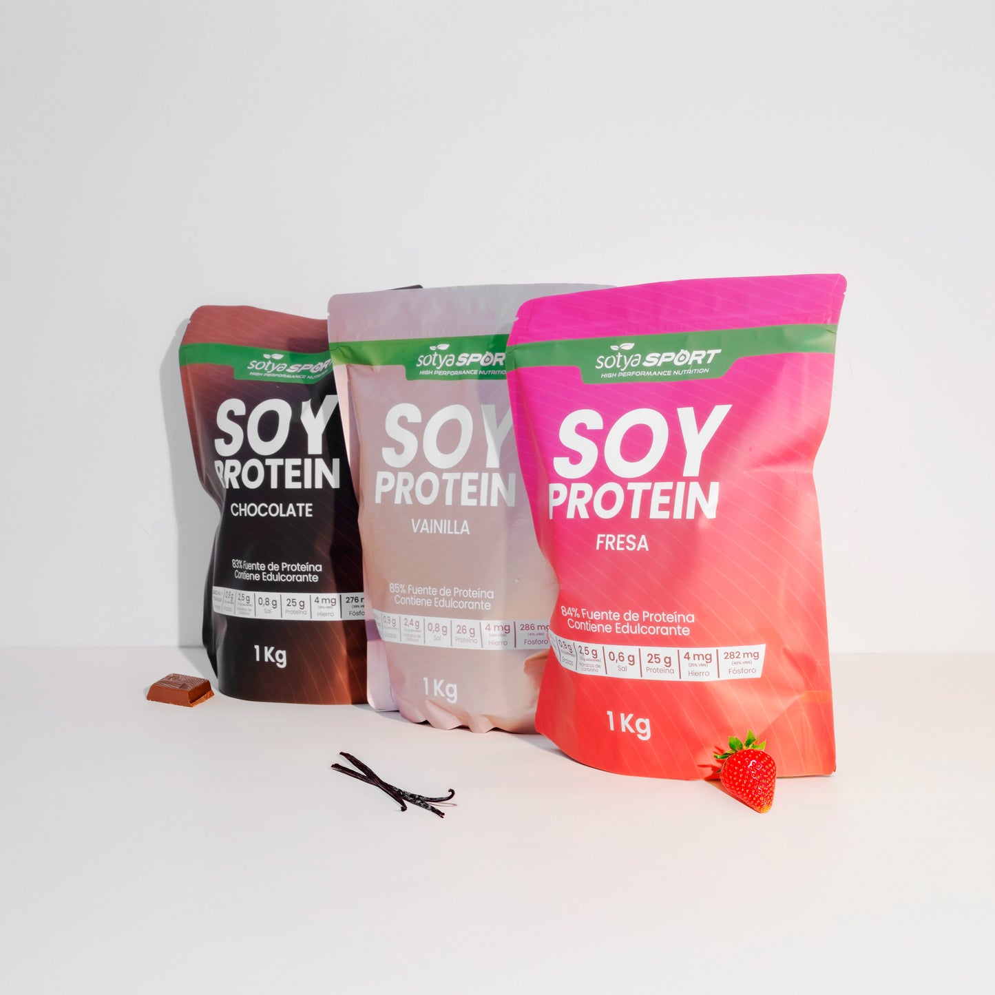 Soy Protein Fresa, 1Kg