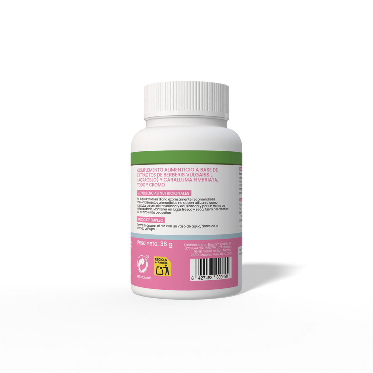 SLIMGRASS 60 cápsulas vegetales de 600mg