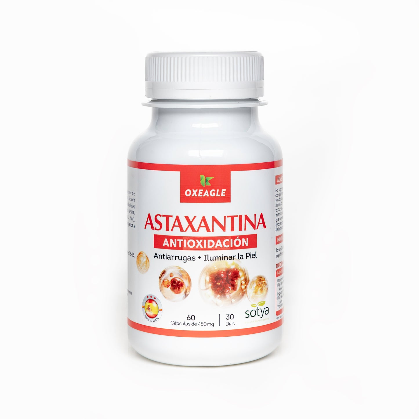 Astaxantina 60 cápsulas de 450mg