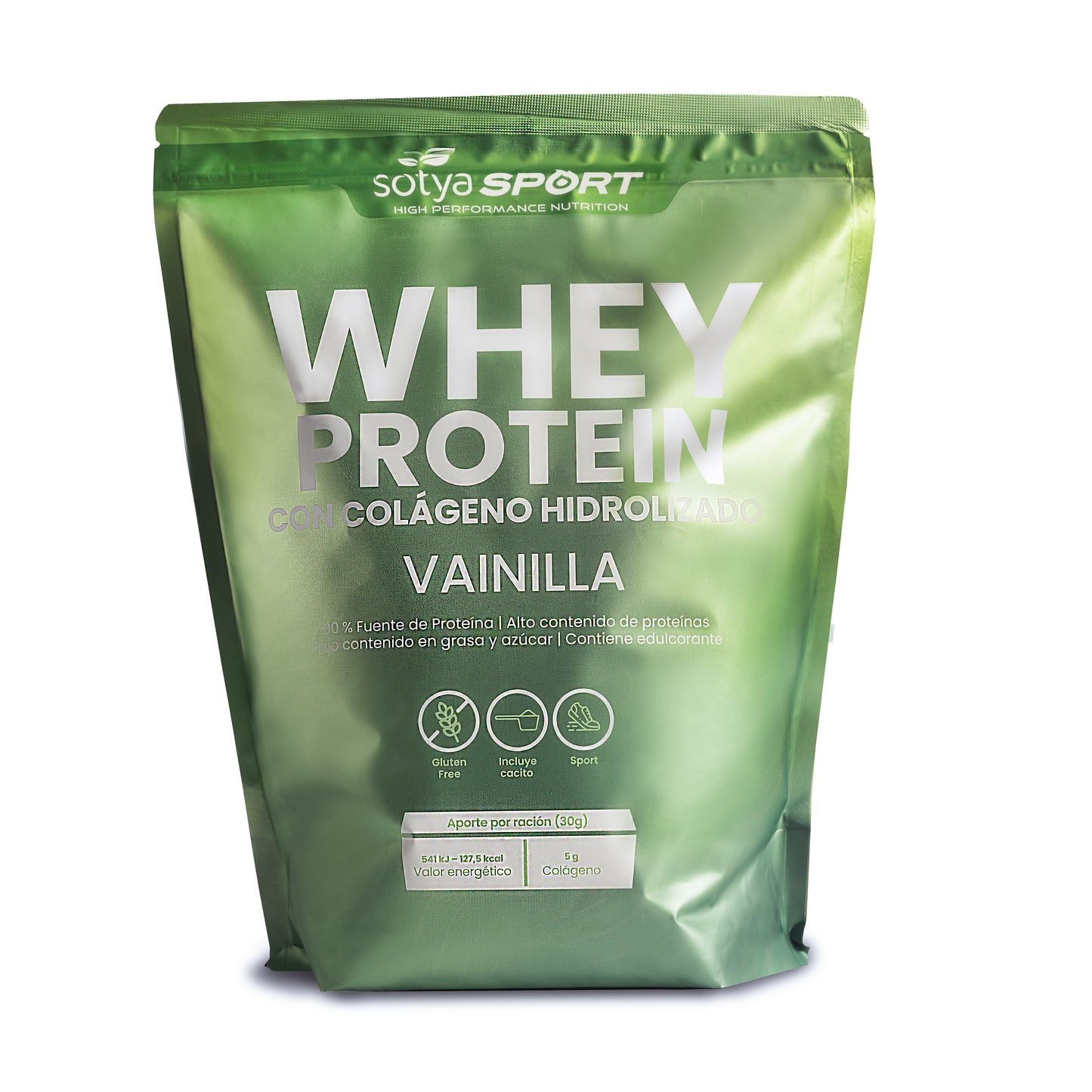 Whey Protein Vainilla con Colágeno Hidrolizado 1KG