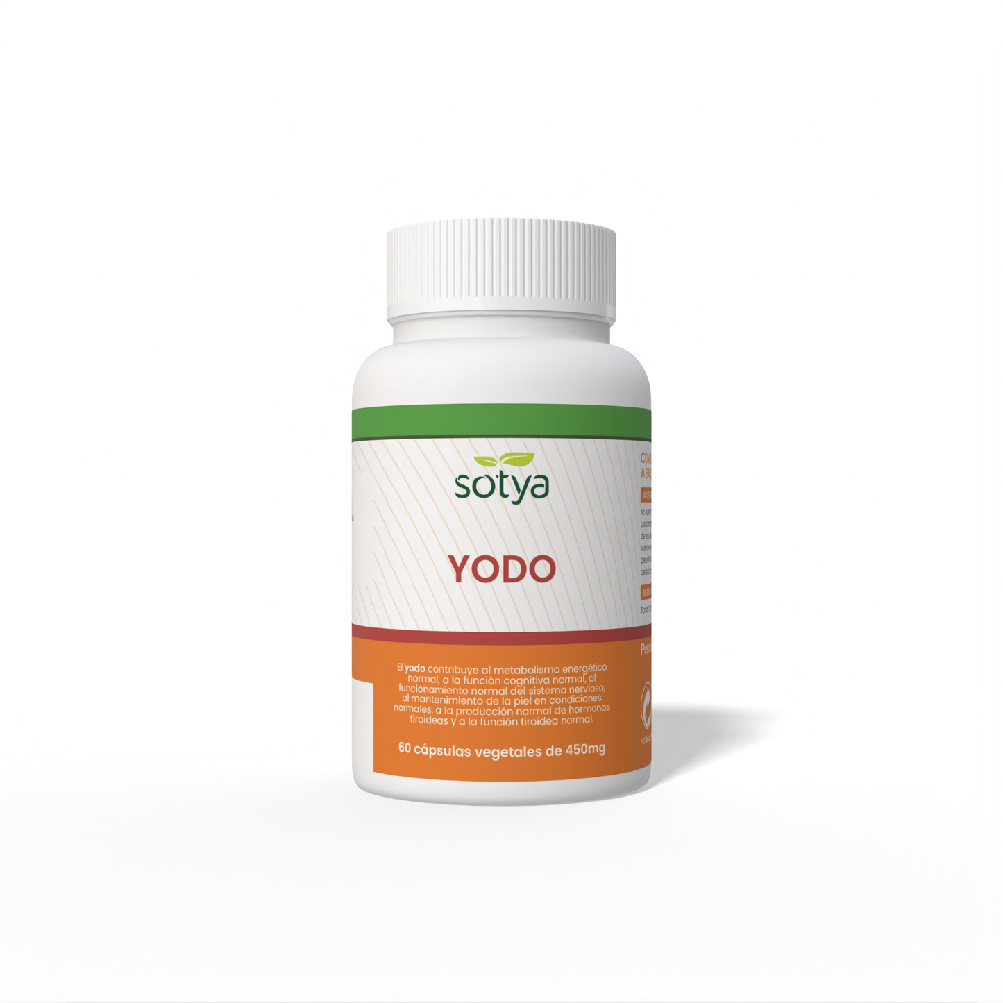 Yodo 60 cápsulas vegetales de 450mg
