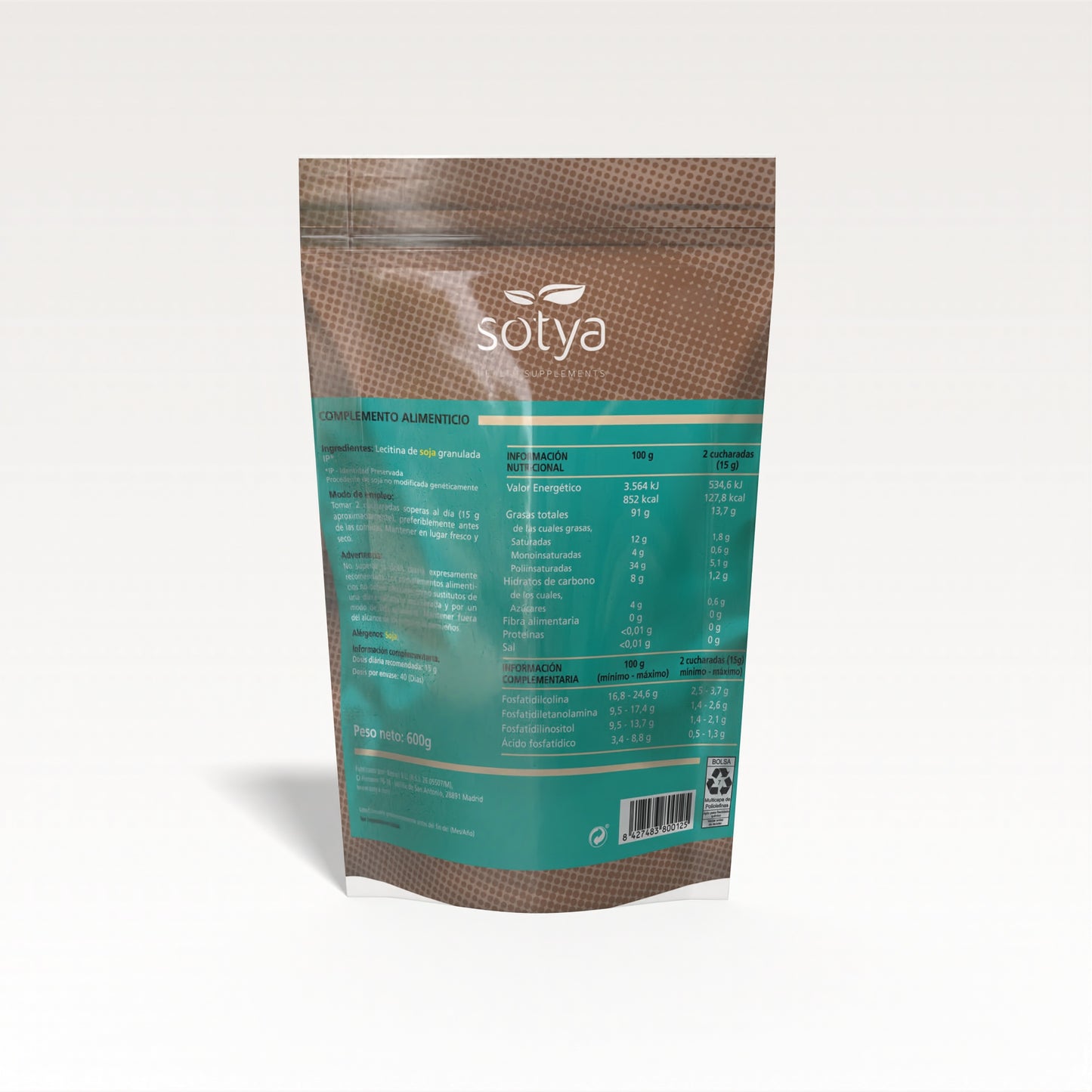 Lecitina de soja granulada IP - SOTYA