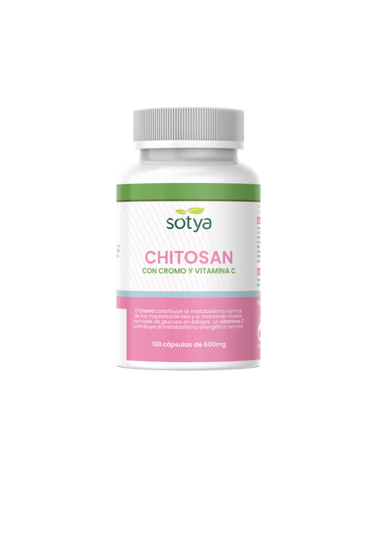 Chitosan with chromium and vitamin C 100 capsules of 600 mg