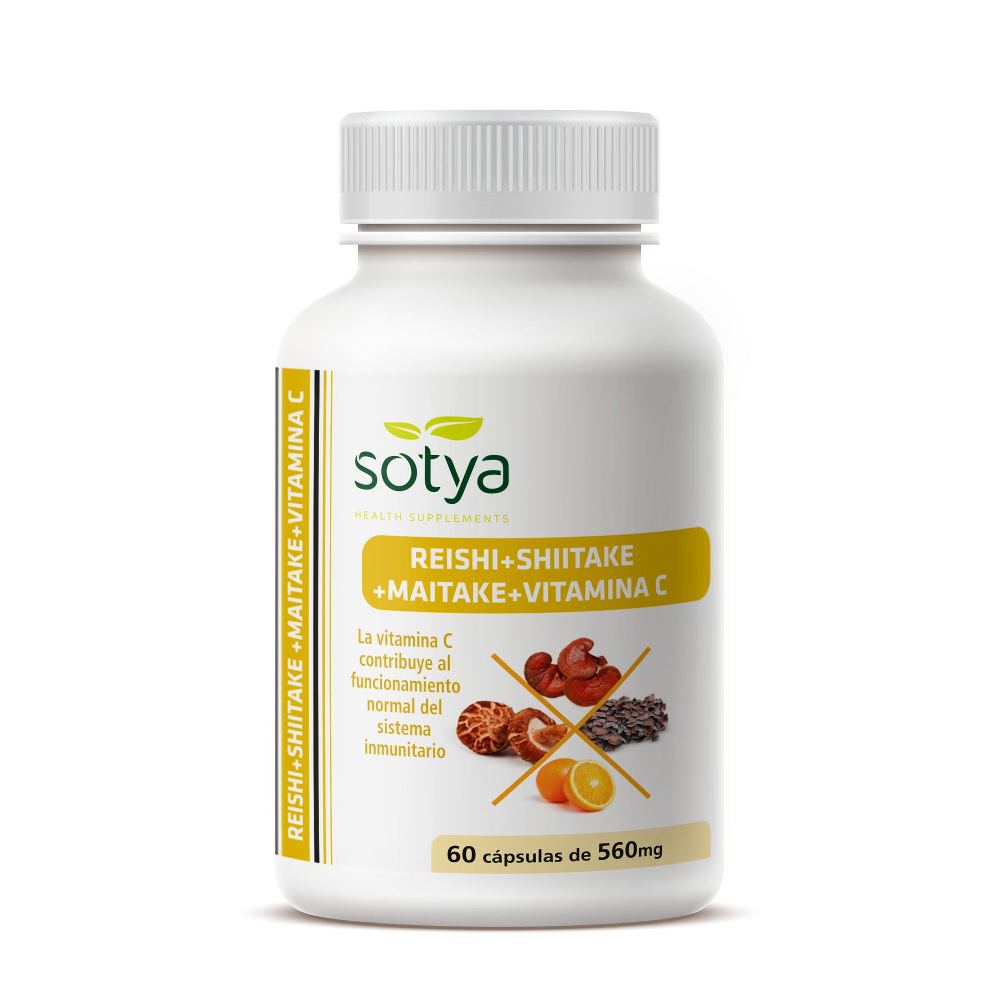 Reishi+Shiitake+Maitake+Vitamina C - Sotya