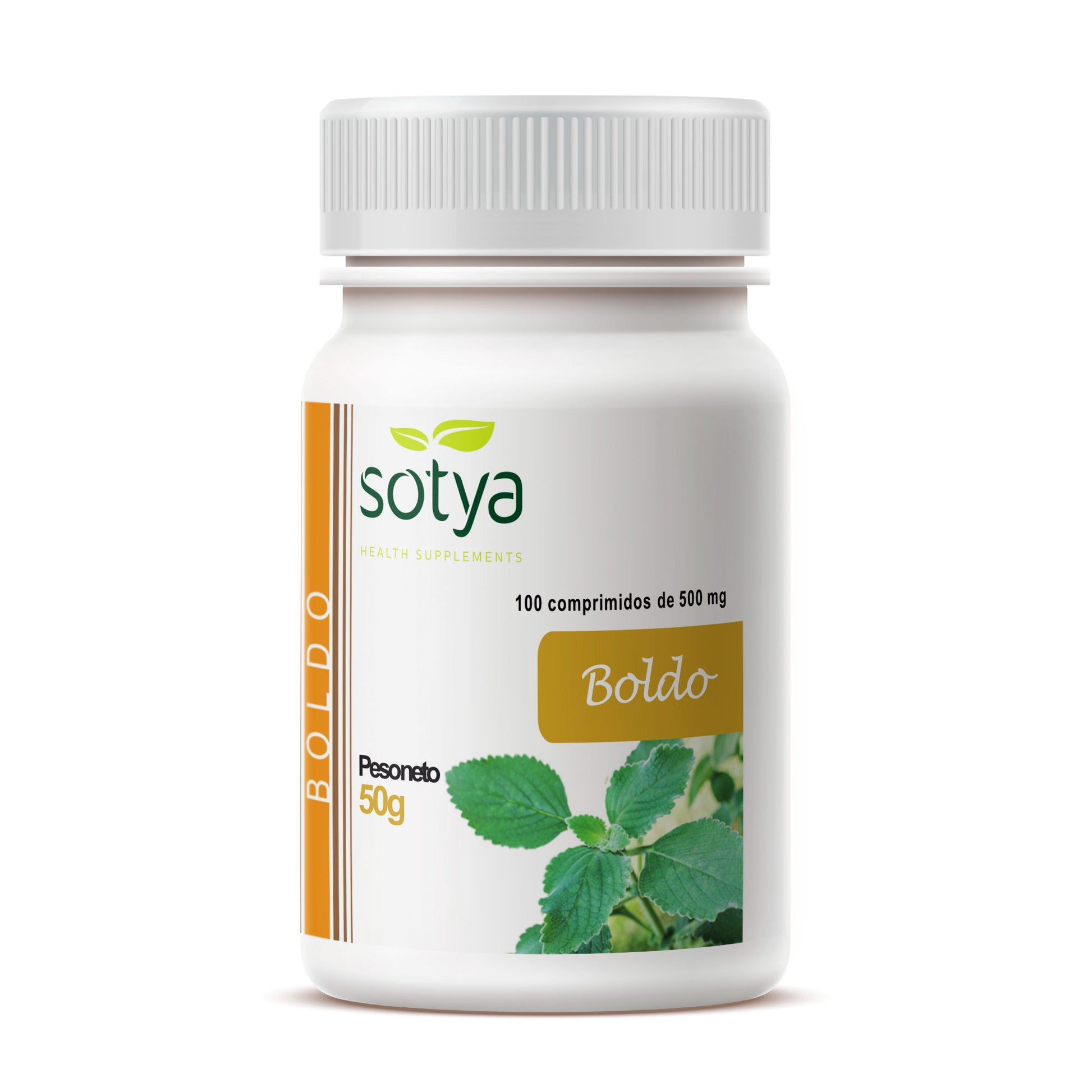 Boldo 100 Comprimidos de 500mg - Sotya