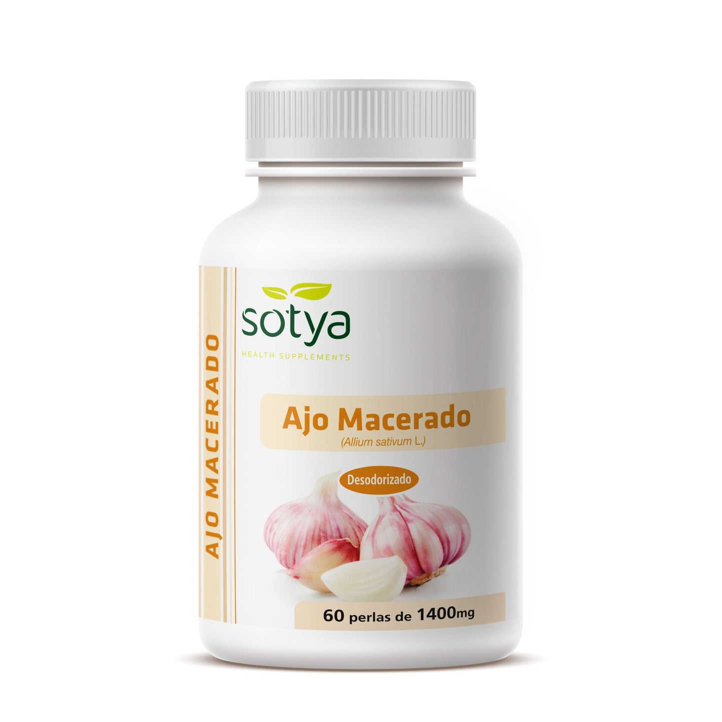 Ajo macerado 60 Perlas de 1400mg - Sotya