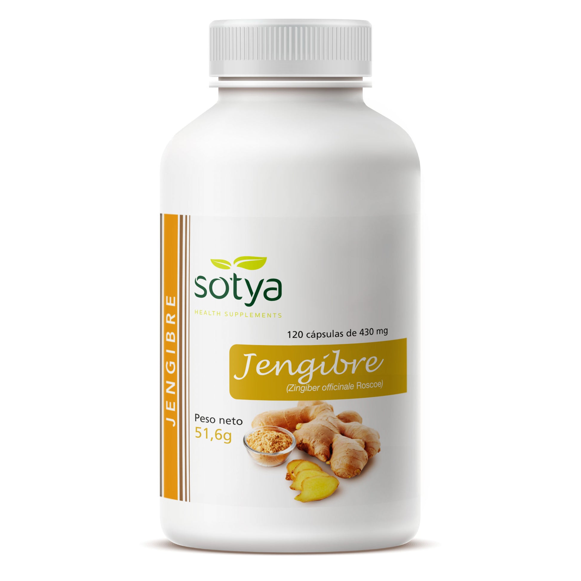 Jengibre 120 Cápsulas de 430mg - Sotya