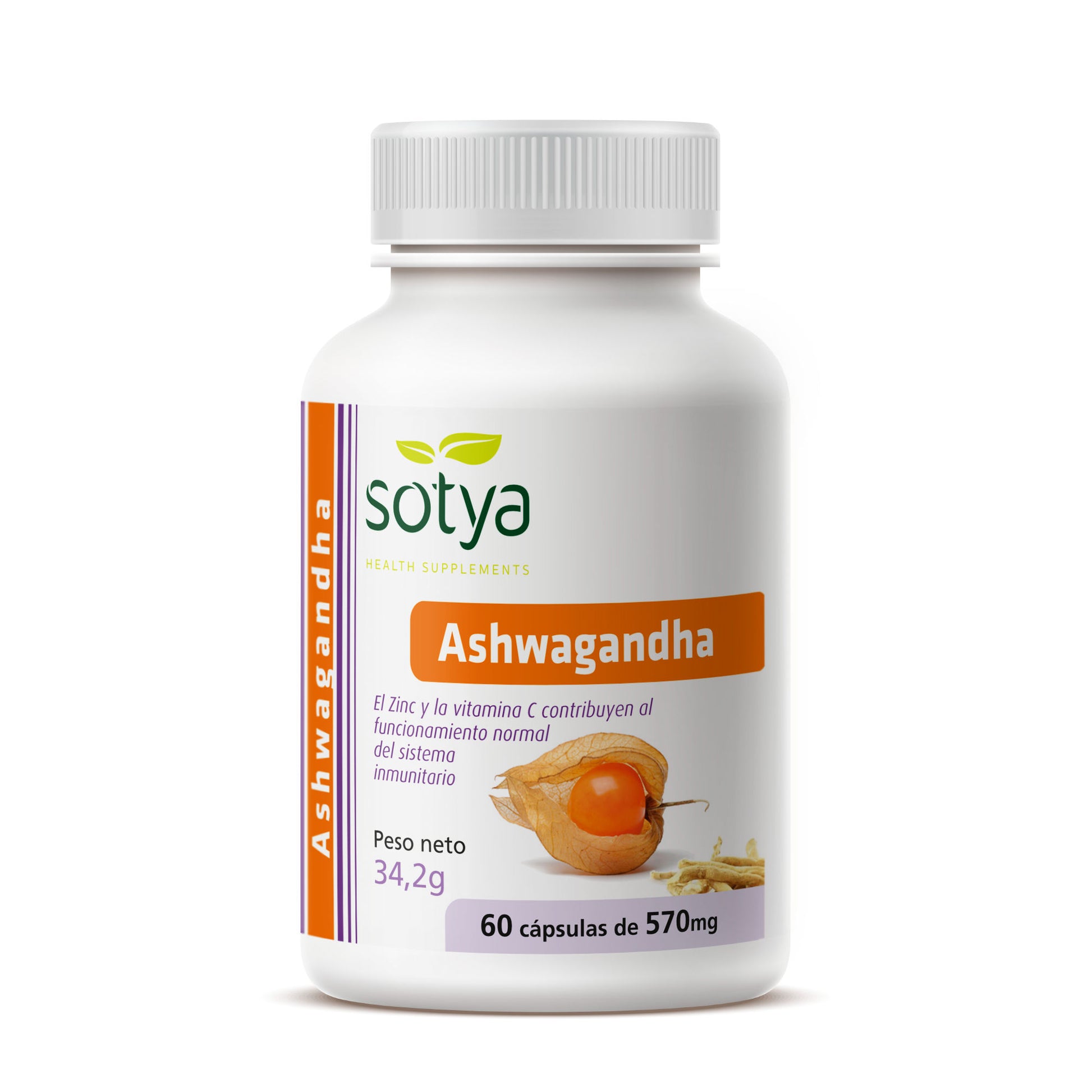 Ashwagandha 60 Cápsulas de 570mg - Sotya