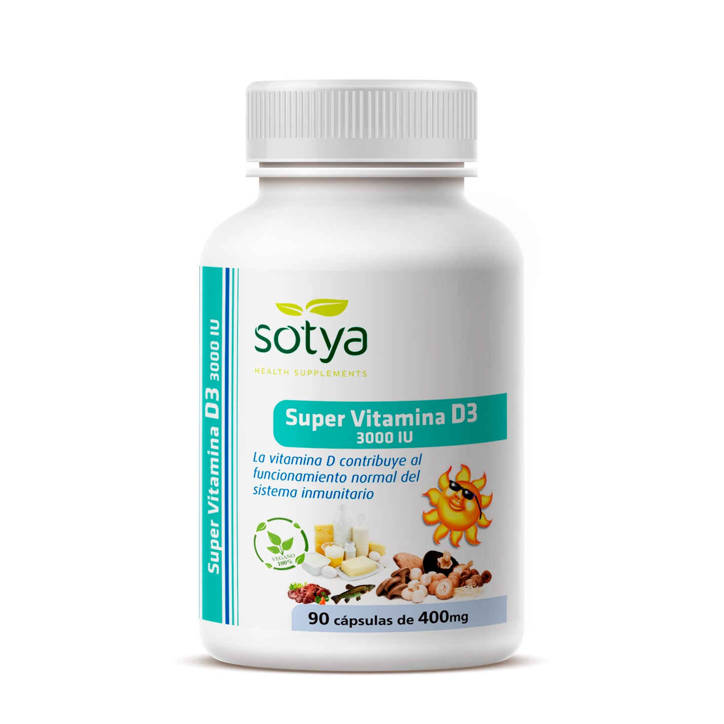 Súper Vitamina D3 3000UI - Sotya