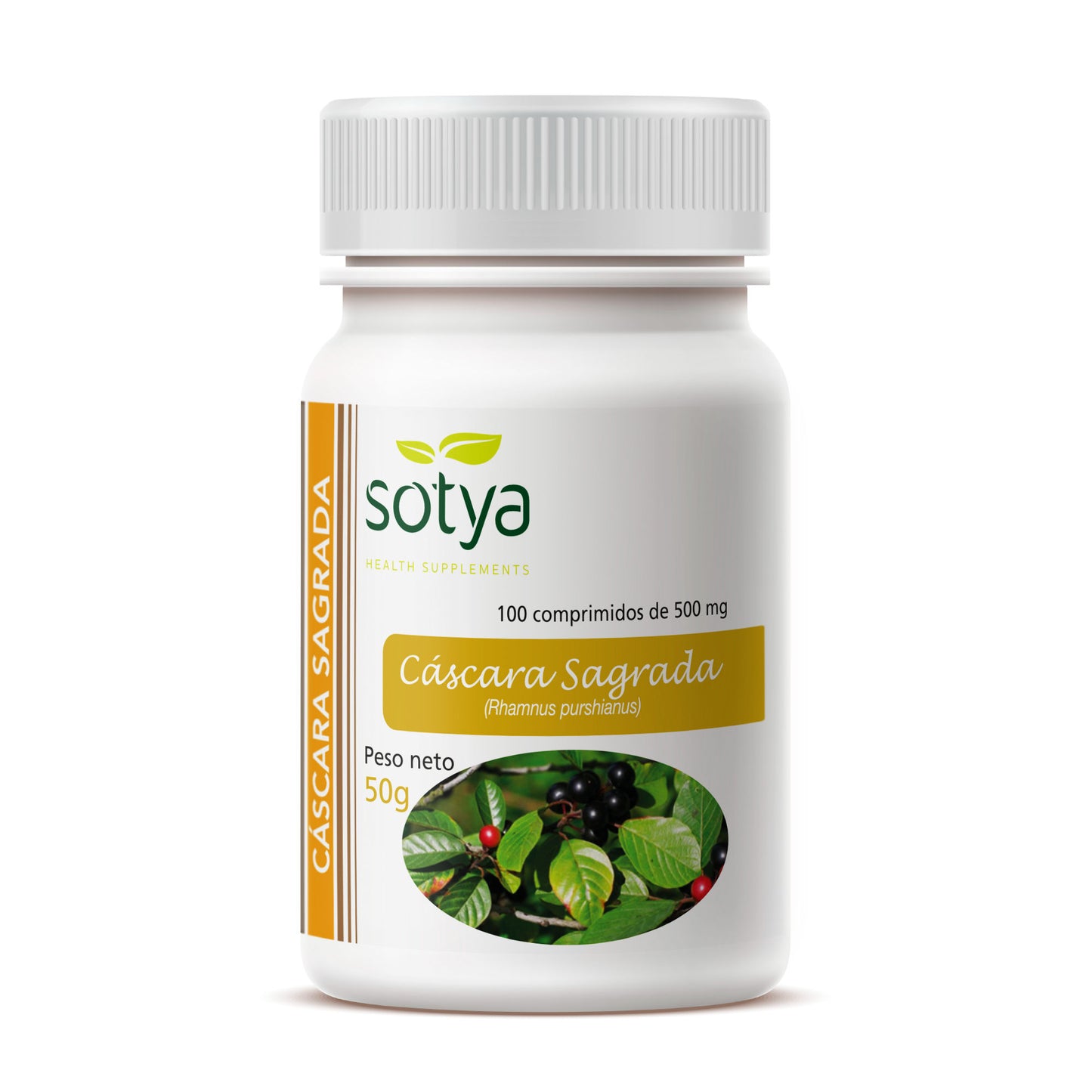 Cáscara Sagrada 100 Comprimidos de 500mg - Sotya