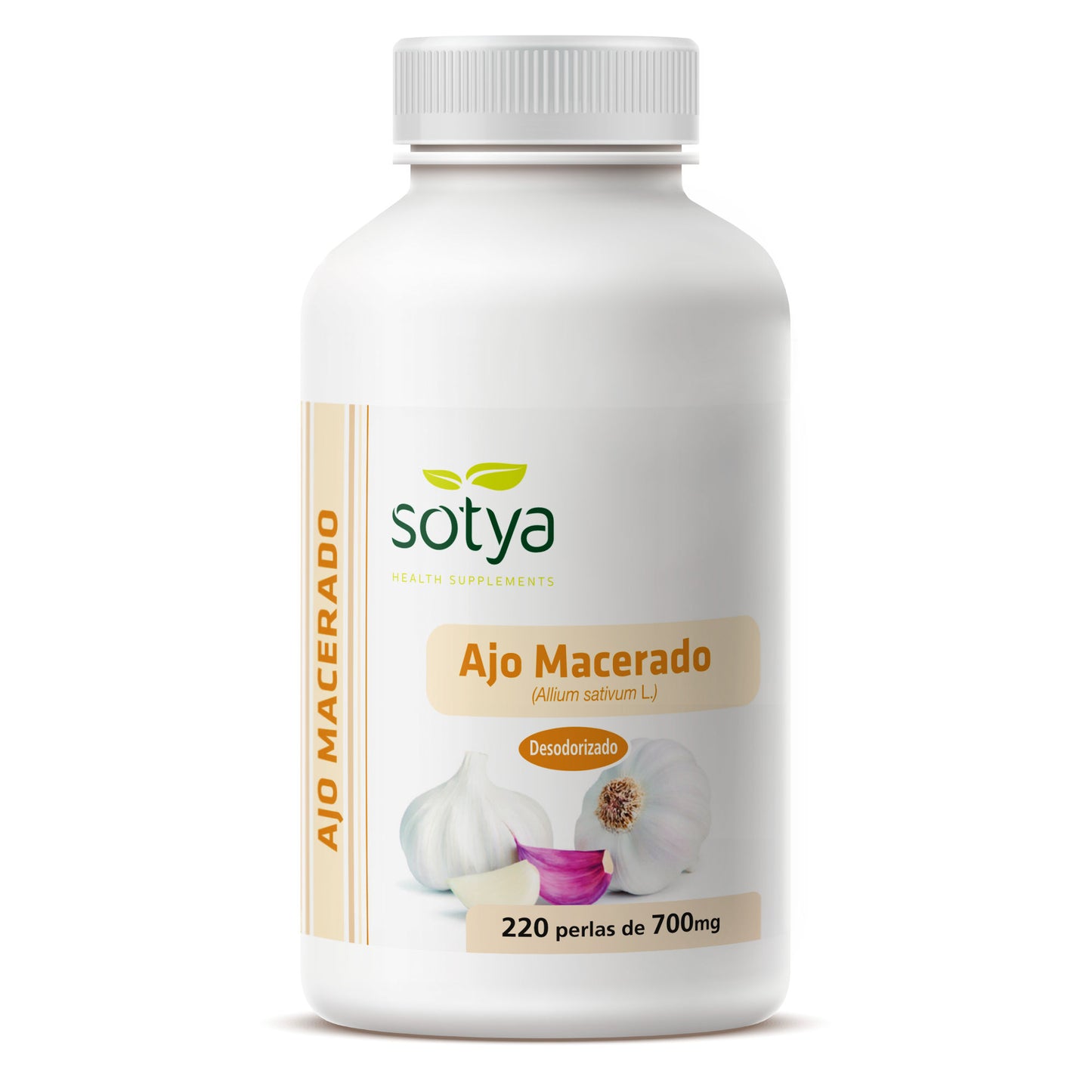 Ajo macerado 220 Perlas de 700mg - SOTYA