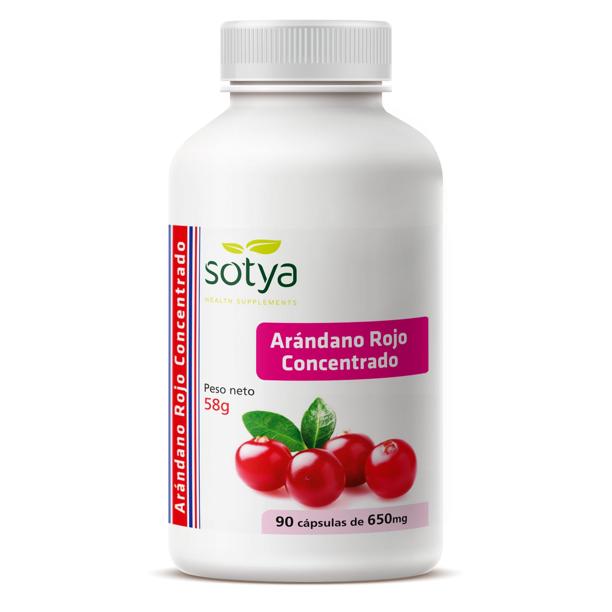 Arándano Rojo Concentrado 90 Cápsulas de 650mg - Sotya