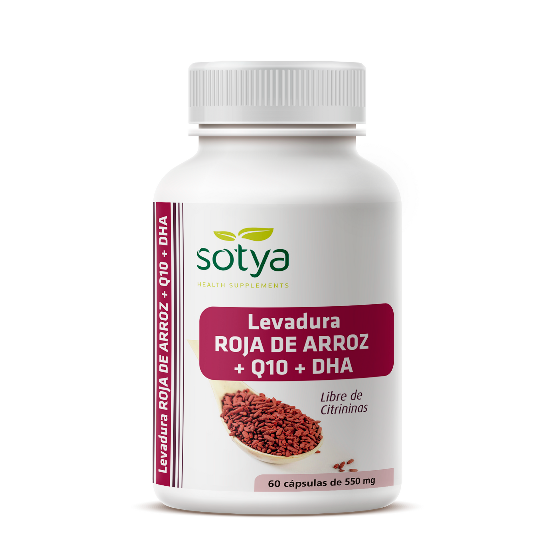 Levadura Roja de Arroz + Q10 + DHA - Sotya