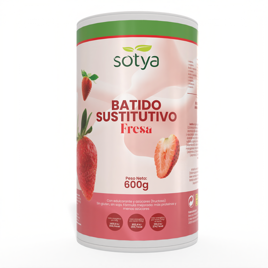 Batido sustitutivo Fresa, 600g
