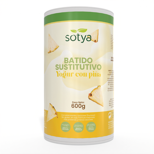 Batido sustitutivo Yogur con Piña, 600g