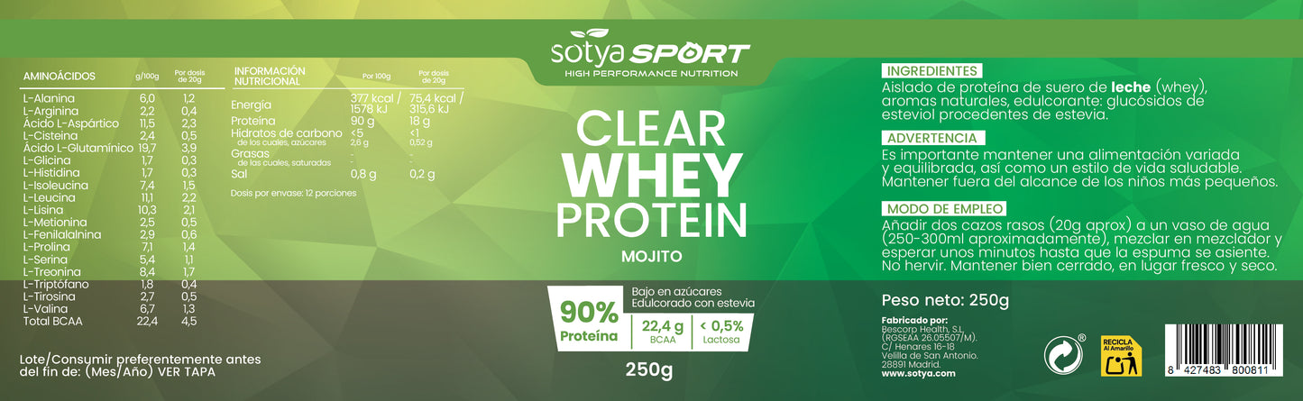 CLEAR WHEY PROTEIN Mojito 250g